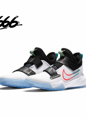 Nike/耐克 Zoom Flight GS气垫男女大童实战运动篮球鞋CK0787-101