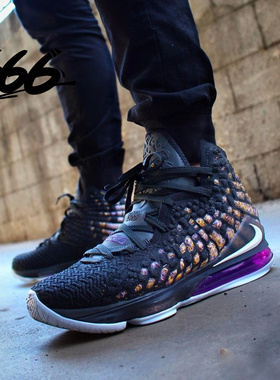 Nike/耐克 LeBron 17 周杰伦联名男款龙纹实战篮球鞋 CD5054-001