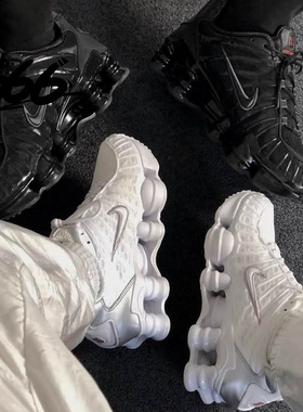 Nike/耐克 Shox TL 春季男女耐磨透气低帮运动跑步鞋FQ2775-001