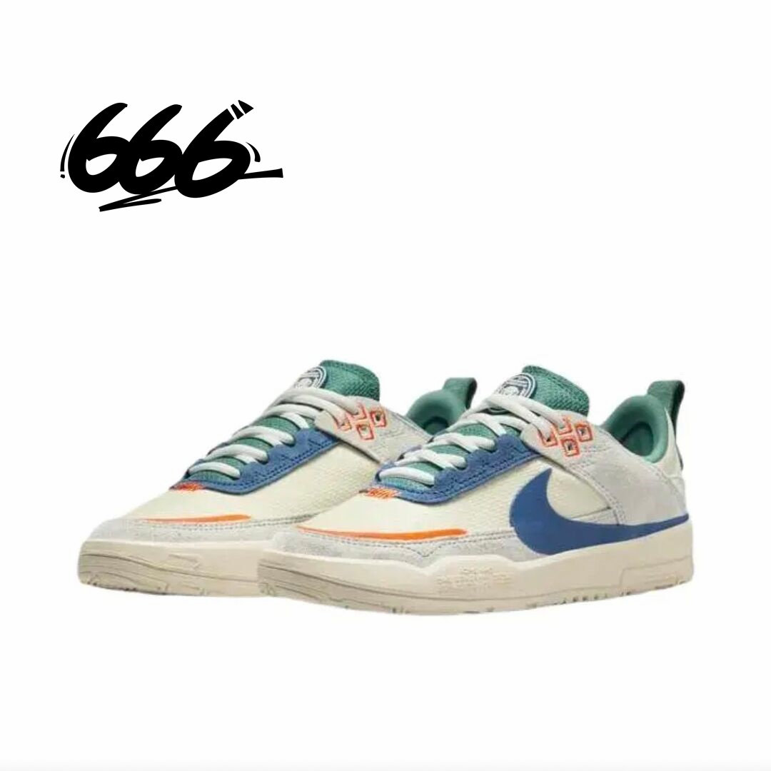 Nike/耐克 SB DAY ONE 白蓝复古低帮滑板鞋 HM3720-141