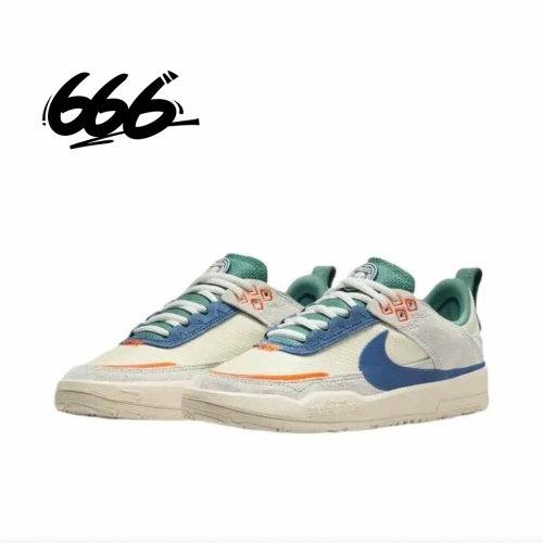 Nike/耐克 SB DAY ONE 白蓝复古低帮滑板鞋 HM3720-141