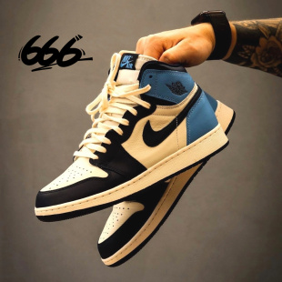 黑白熊猫 001 DD1649 篮球鞋 漆皮 全明星 AJ1 Mid Jordan Air