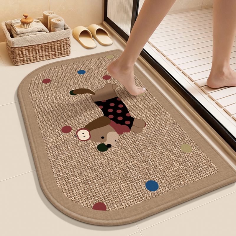 卫生间吸水地垫浴室防滑防水