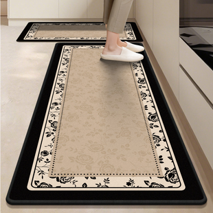 厨房地垫防滑防油可擦免洗地毯垫防水吸油耐脏专用脚垫子2025新款