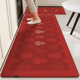 X厨房地垫防滑防油可擦免洗吸水吸油防水脚垫2025新款 家用地毯垫