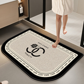 卫生间吸水地垫浴室防滑脚垫硅藻泥厕所门口脚踩垫子卫浴速干地毯