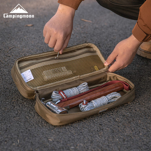 柯曼户外用品装备加厚涤纶防水手提包 露营双层多功能战术收纳包