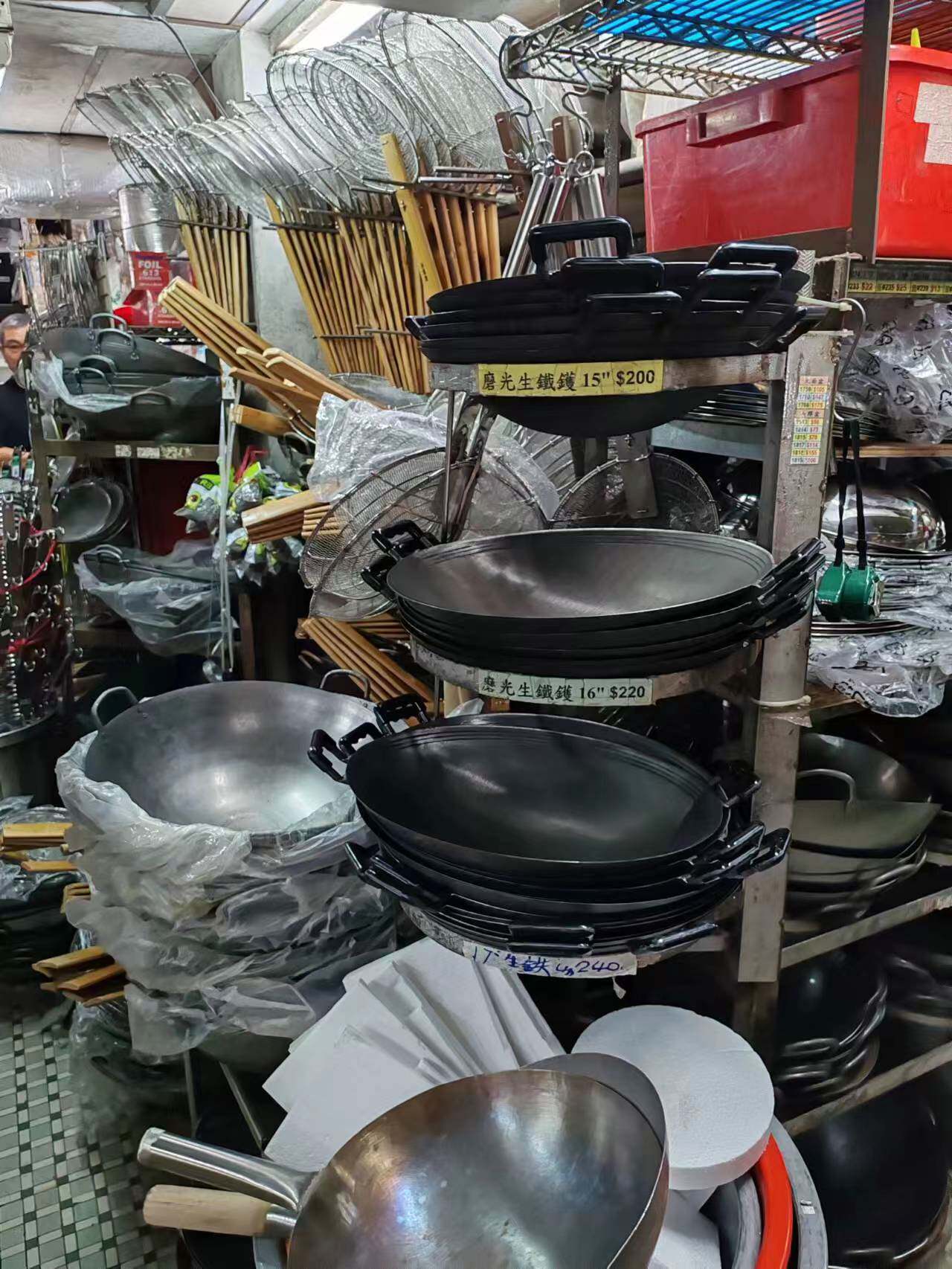 香港锅陈枝记代购铁锅老式铁锅无涂层炒锅熟铁厨房适用中式无油烟