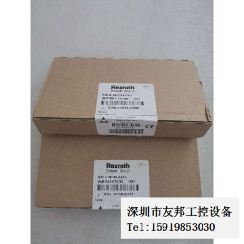 A027*全新Rexroth力士乐 R911170755 R-IB IL 24 DO 4-PAC议价