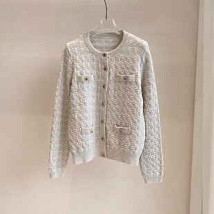 新款小众不撞款质感初秋上衣韩系千金感穿搭高端毛衣开衫外套女装