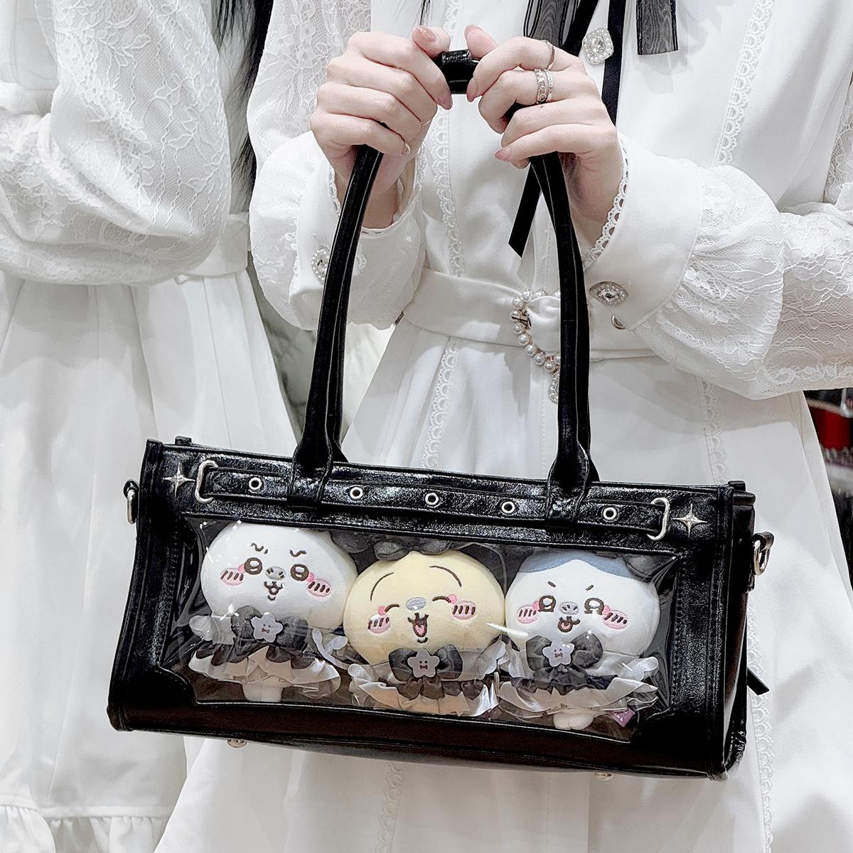 AORDA 原创二次元可爱制服痛包女生单肩斜挎小食量吧唧娃娃展示包