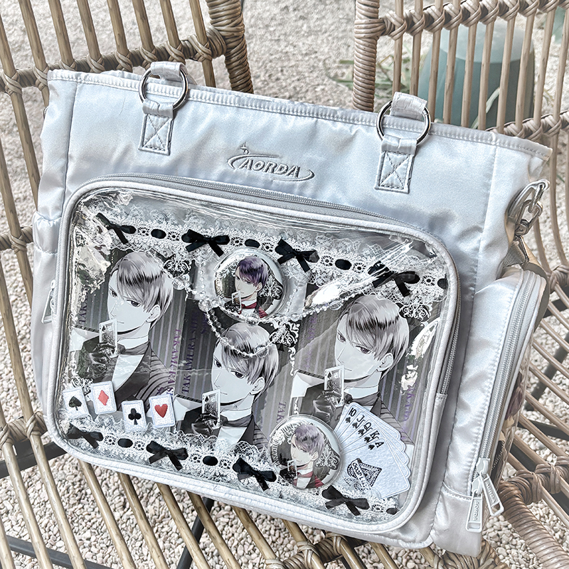 AORDA 原创设计双肩包三用痛包女吧唧谷子娃包二次元漫展单肩斜挎