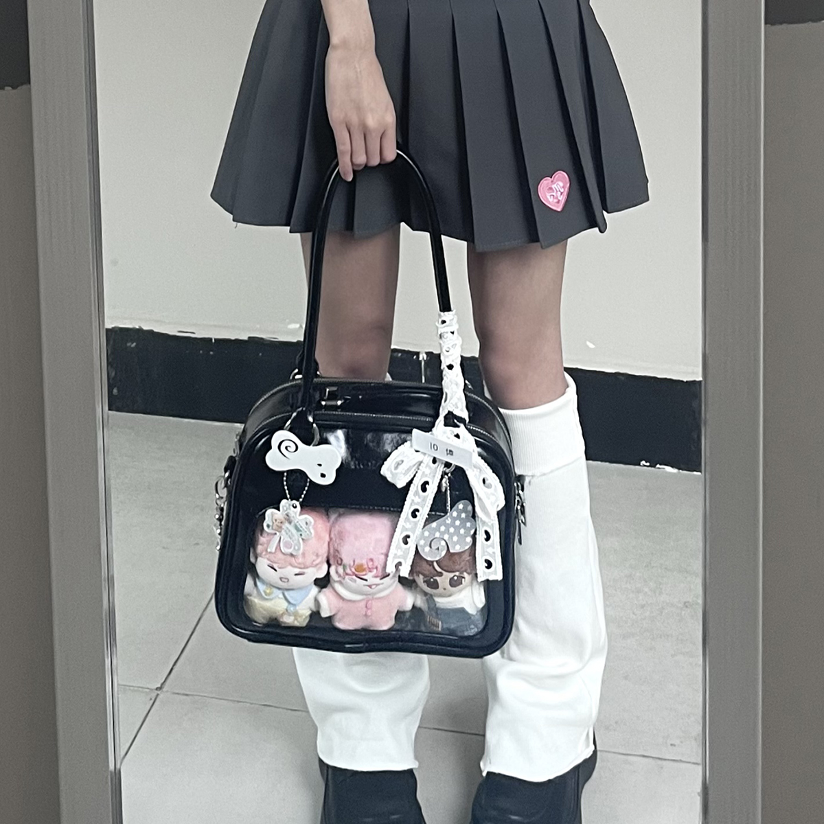 AORDA 日系三用小食量外出痛包日常高颜值双肩背包可爱娃娃展示包