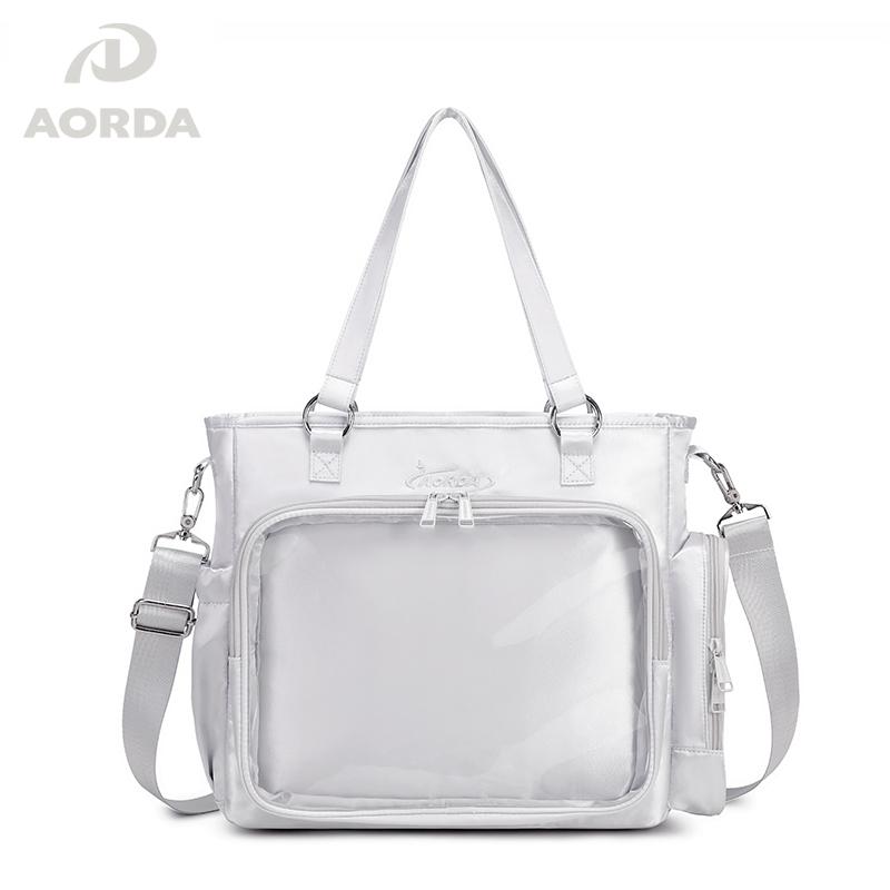 AORDA 痛包双肩斜挎包学生党上课通勤托特包谷子娃包二次元大容量