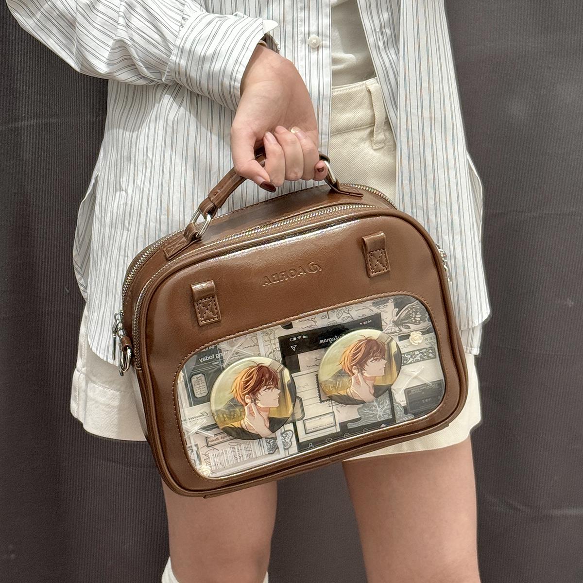 AORDA 日系三用二次元双肩背包女小食量痛包高颜值可爱通勤晒娃包