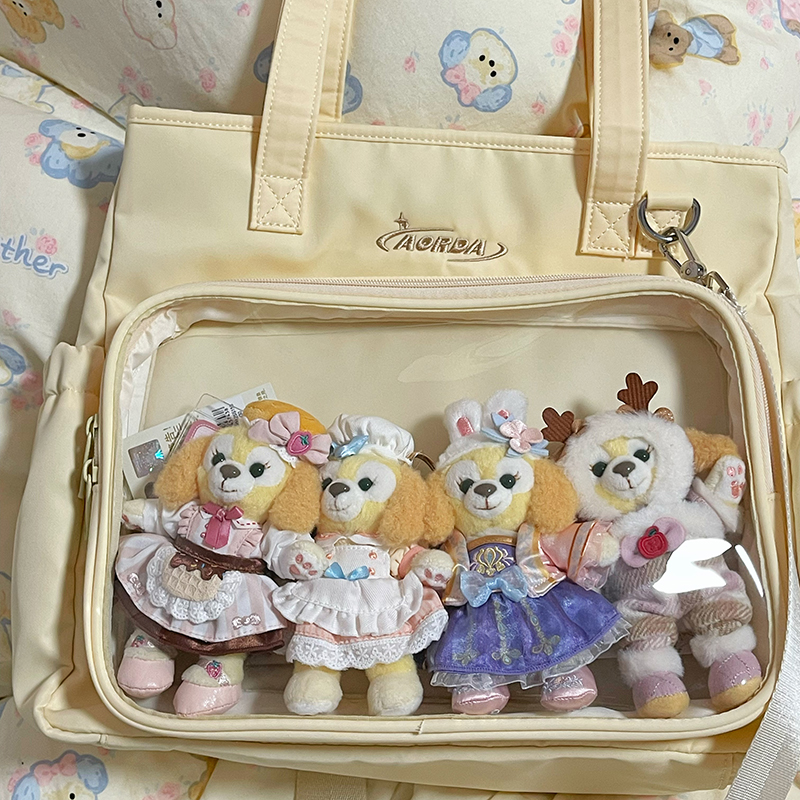 AORDA 外置痛层大容量痛包斜挎手提娃包追星吃谷通勤托特电脑包女