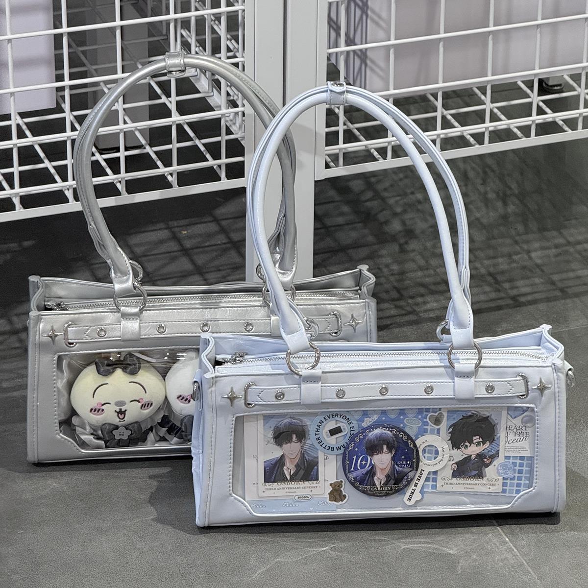 AORDA 二次元高颜值制服痛包女单肩斜挎小食量吧唧外出可爱遛娃包