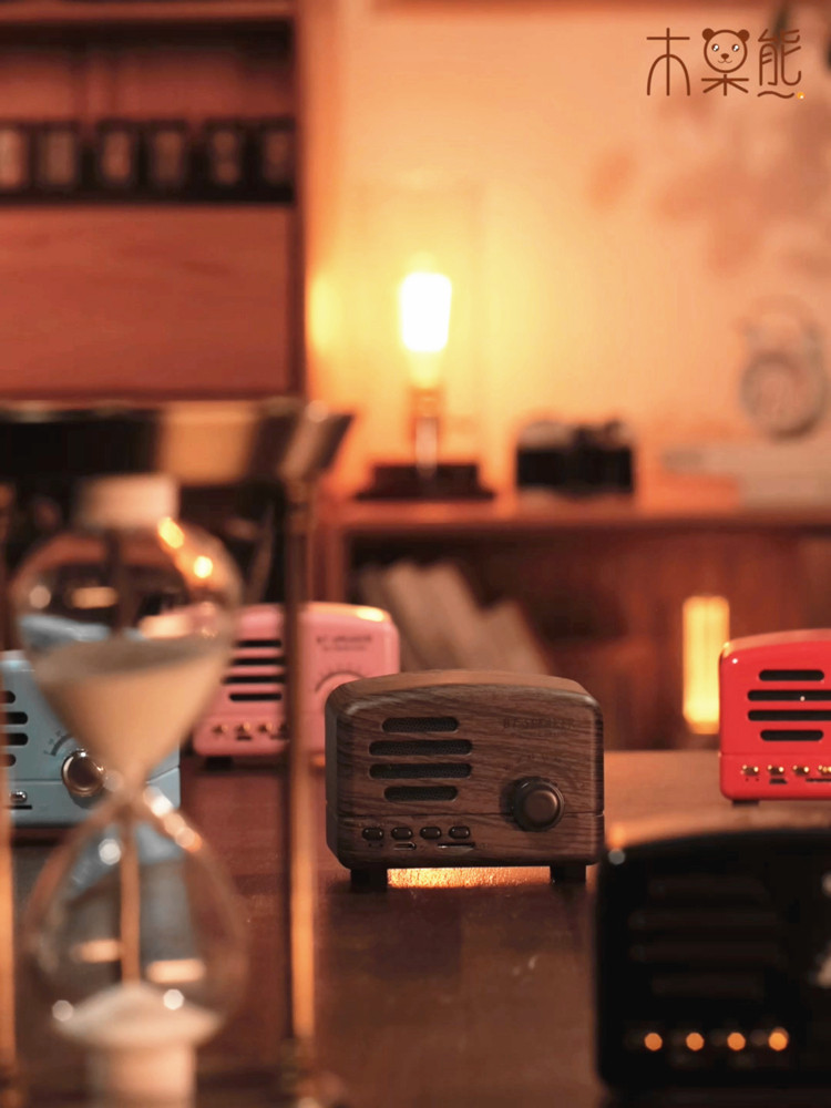 蓝牙音箱复古小音响迷你无线便携可插U盘天线收音机定制LOGO,影音电器,无线/蓝牙音箱,淘宝优惠券,粉丝福利购,淘宝优惠卷