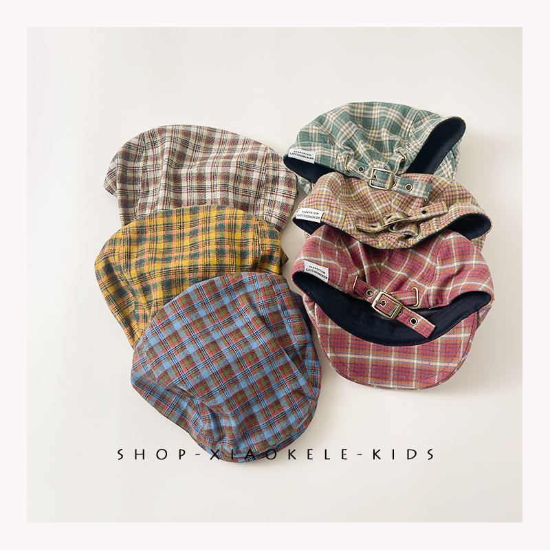 英伦复古~ins韩版儿童帽子春秋