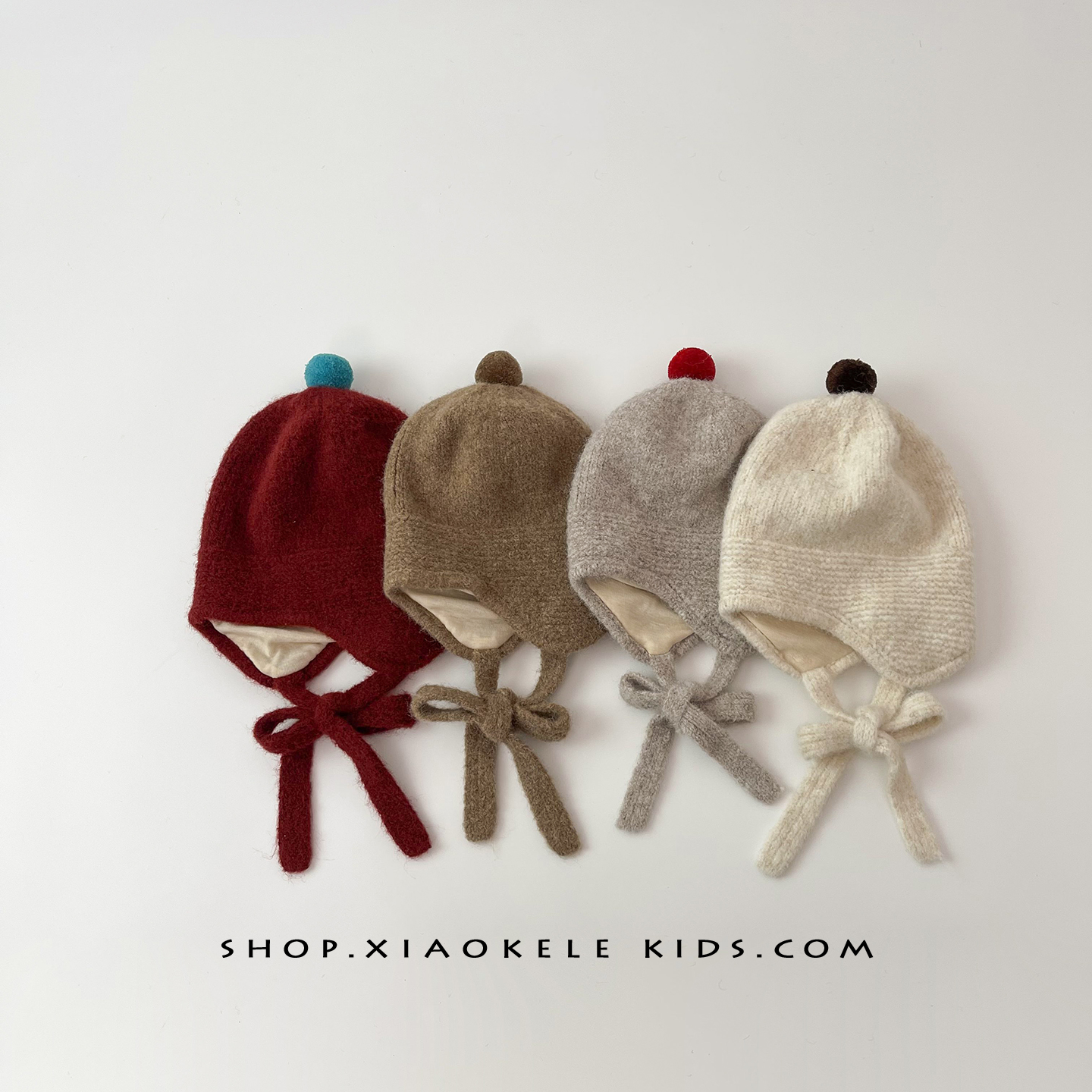 儿童帽子秋冬防寒保暖针织毛线帽