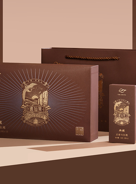 通仙国企典藏碳焙正岩大红袍岩茶叶高档礼盒装茶礼108g