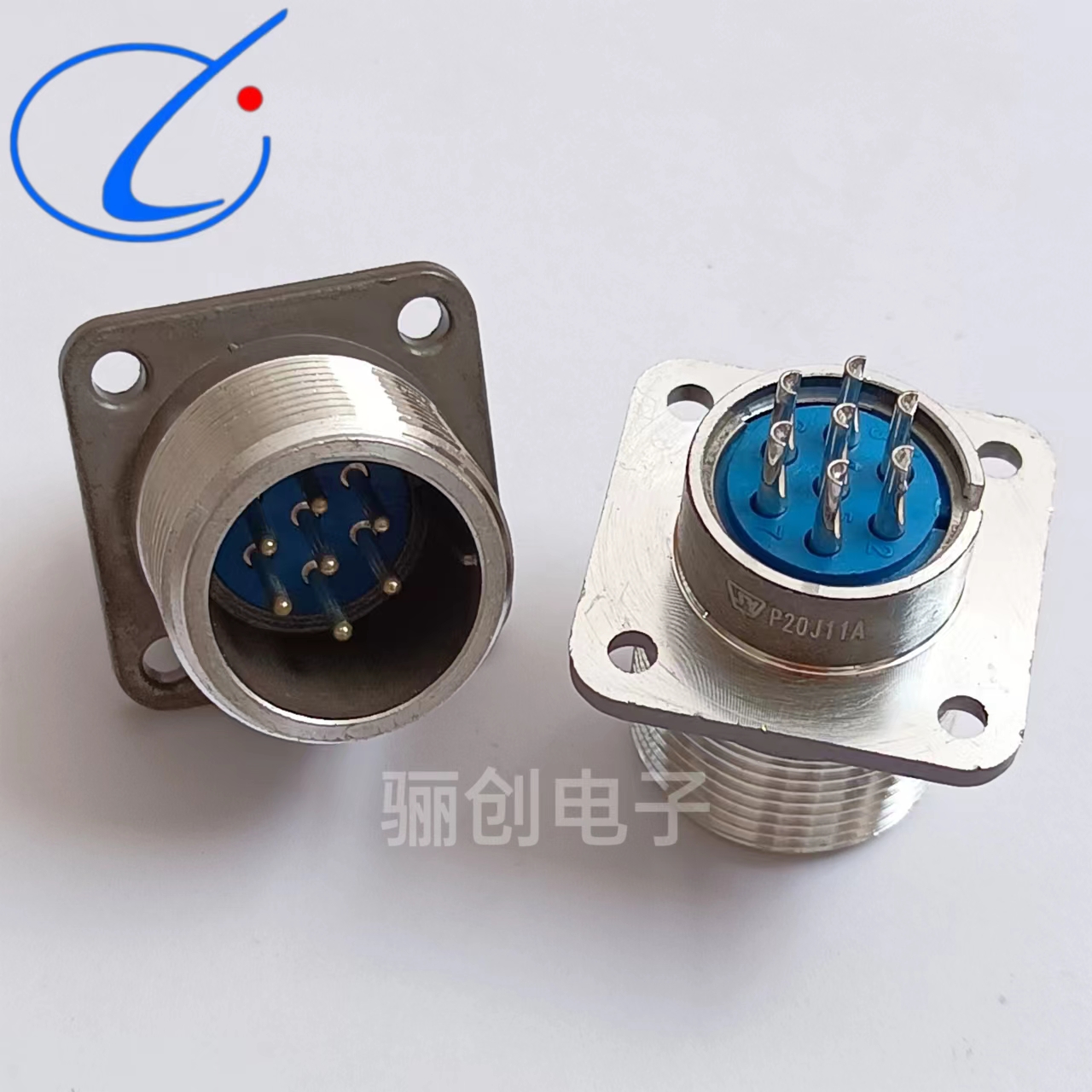 骊创圆形连接器 P20K6A   插座航空接插件拍前咨询