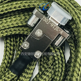2M带绿棉航空接插件插头插座 矩形连接器J30J 9TJL