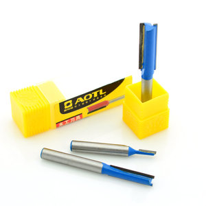 。澳特利 直刀 木工开槽刀 锣刀 木工修边机专用刀具