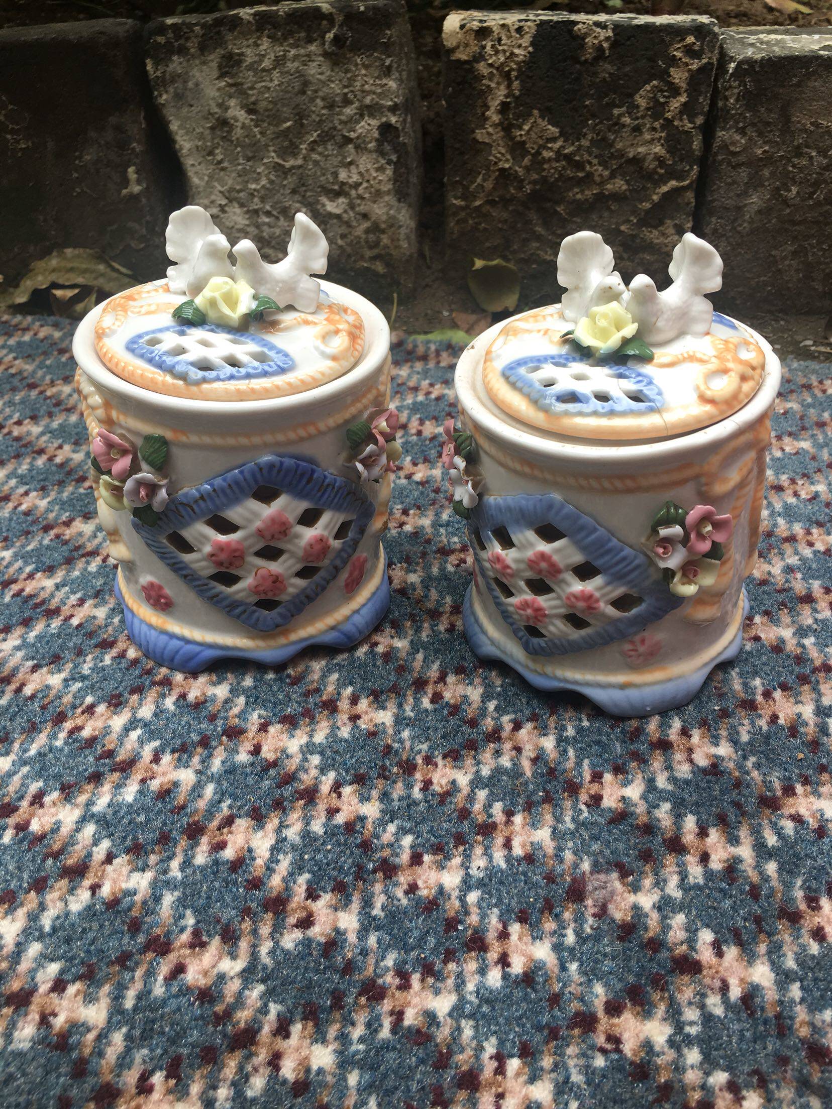 Vintage古董瓷器1960瓶/罐