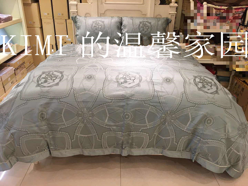 富安娜维莎2020秋冬新品皮马棉四件套纯棉绣花套件结婚床品科西莫