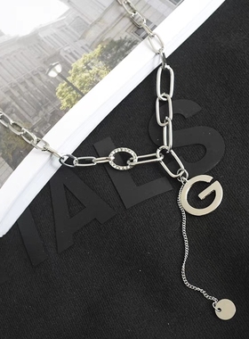 字母项链华少原创锁骨链