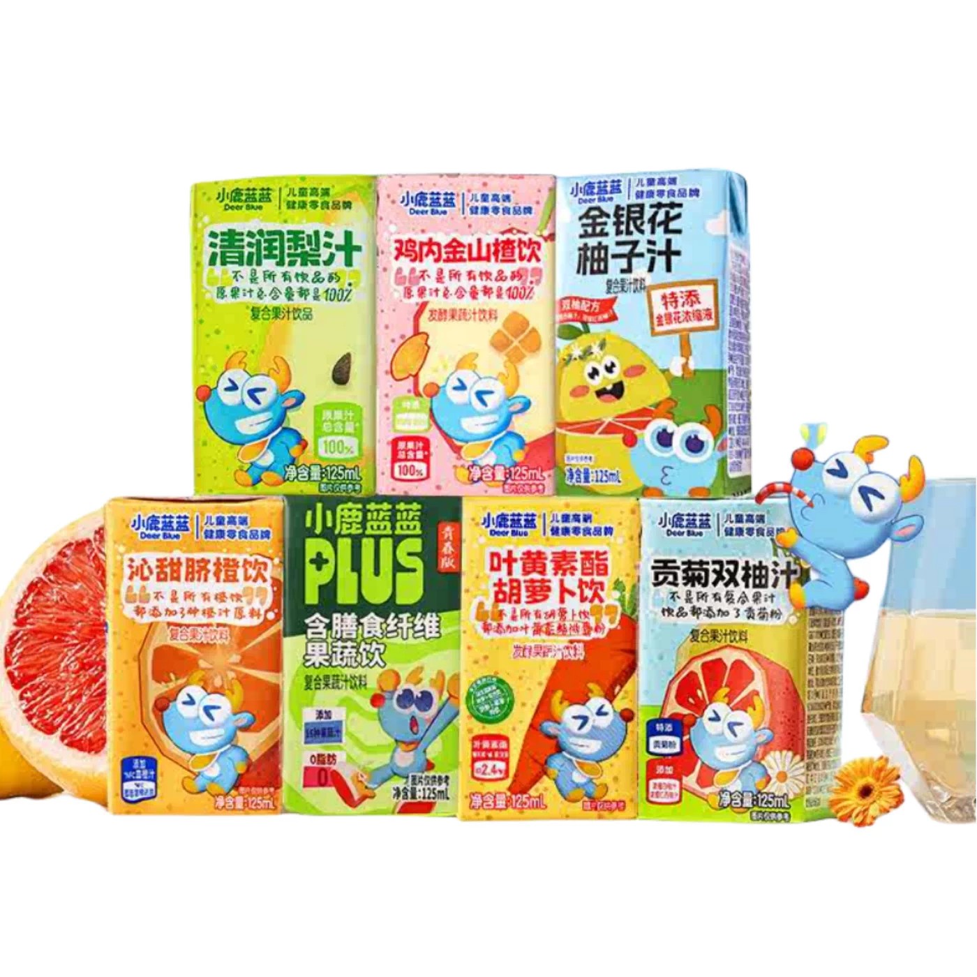 小鹿蓝蓝清润梨汁饮料雪梨纯水果