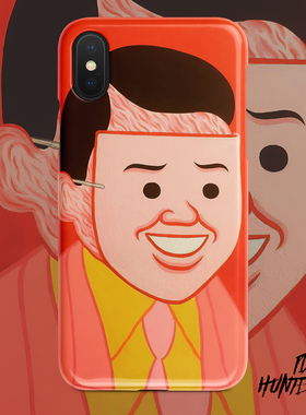JoanCornell 笑脸 黑色幽默 假笑面具 社畜 讽刺 脑洞 漫画苹果安卓手机壳iphone15pro14max13小米华为一加12