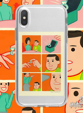 JoanCornell 黑色幽默讽刺西班牙漫画艺术家前卫苹果安卓手机壳iphone15pro14max13小米华为一加12OPPO魅族11