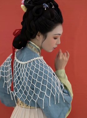 云肩明制流苏高贵妃同款