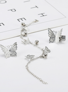 天官赐福周边衍生饰品花城银碟铃铛 COS配饰死灵蝴蝶血雨探花手链