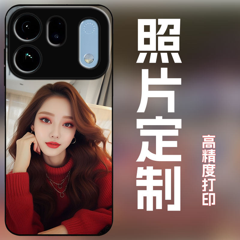 适用oppofindx10手机壳定制照片图案私人订制定做全包防摔磨砂保护套玻璃壳个性DIY婚纱照创意潮女x10promax