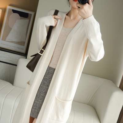 针织开衫春秋季慵懒风羊毛薄款