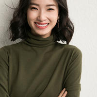【 Off-season Clearance Sale at 29 yuan 】 Autumn and winter high-neck cashmere sweater, women's pile neck cashmere sweater, slimming base knitted sweater thumbnail 2