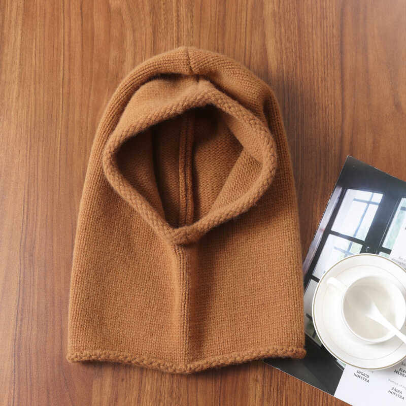 新款韩版纯羊毛连脖帽子时髦围脖领一体式加厚巴拉克拉法帽针织帽,服饰配件/皮带/帽子/围巾,帽子,淘宝优惠券,粉丝福利购,淘宝优惠卷