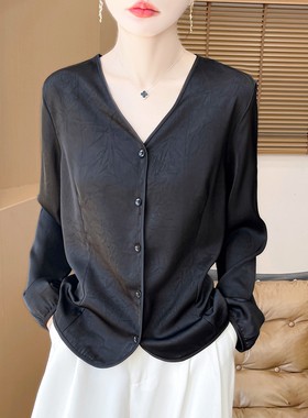 简约女士新中式西服外套宽松