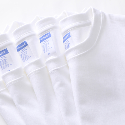 250g纯棉厚实短袖圆领不透上衣