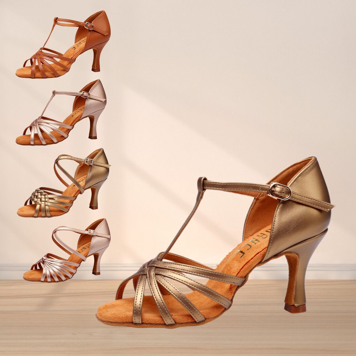 成人专业室内拉丁舞鞋软底软面舒适国标拉丁跳舞鞋