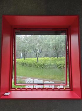 铝合金下悬推拉窗定制采光玻璃窗