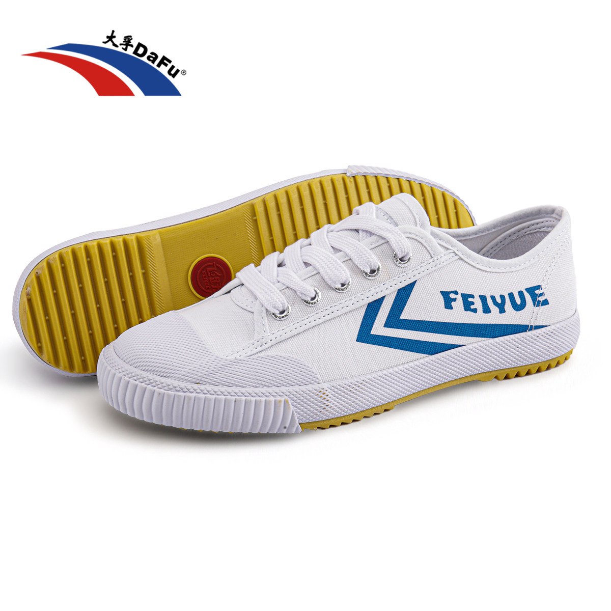 FEIYUE/飞跃新款帆布鞋 官方小红书推荐 情侣休闲经典款小白鞋