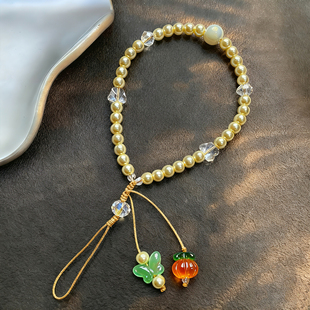 手工仿珍珠手机链生日礼物女生实用的高级感走心礼品学生党闺蜜