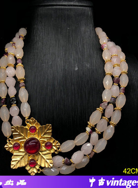 欧玛拉其他圆珠链复古vin项链