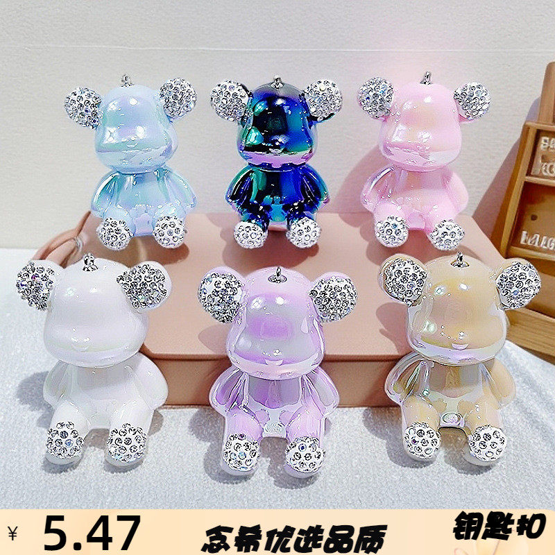 镶钻电镀暴力熊摆件时尚热销高档