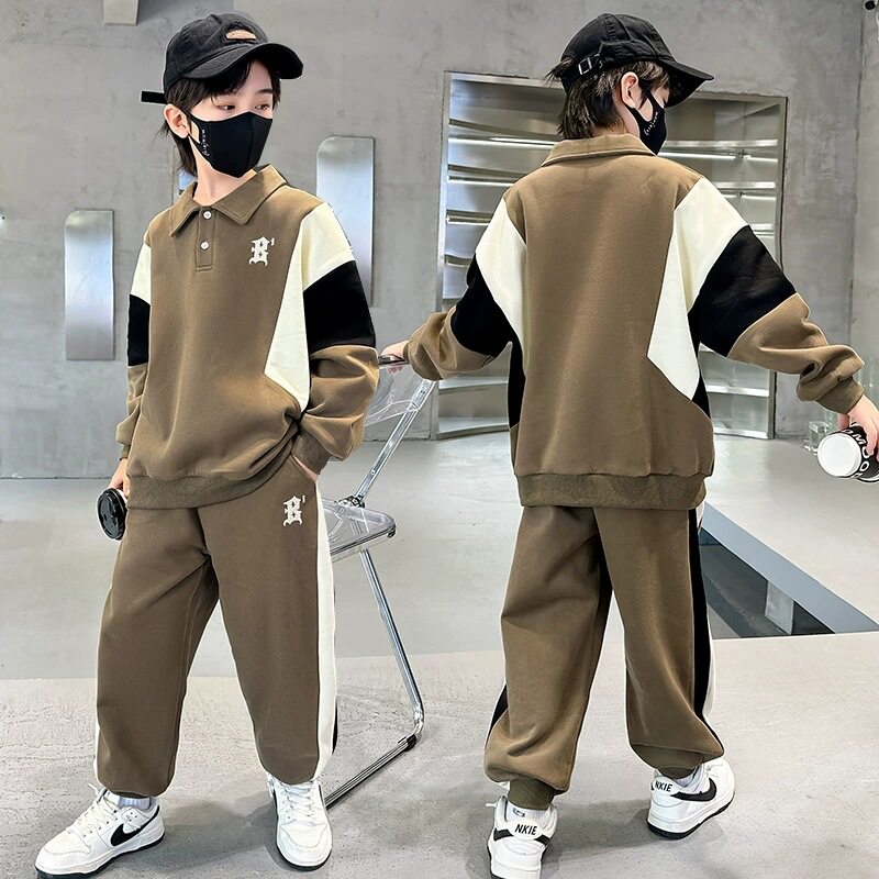 男童春装套装2026新款中大儿儿童运动套装