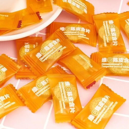 山姆代购维C陈皮含片甘草陈皮糖清凉润喉糖果招待年货果味清新口